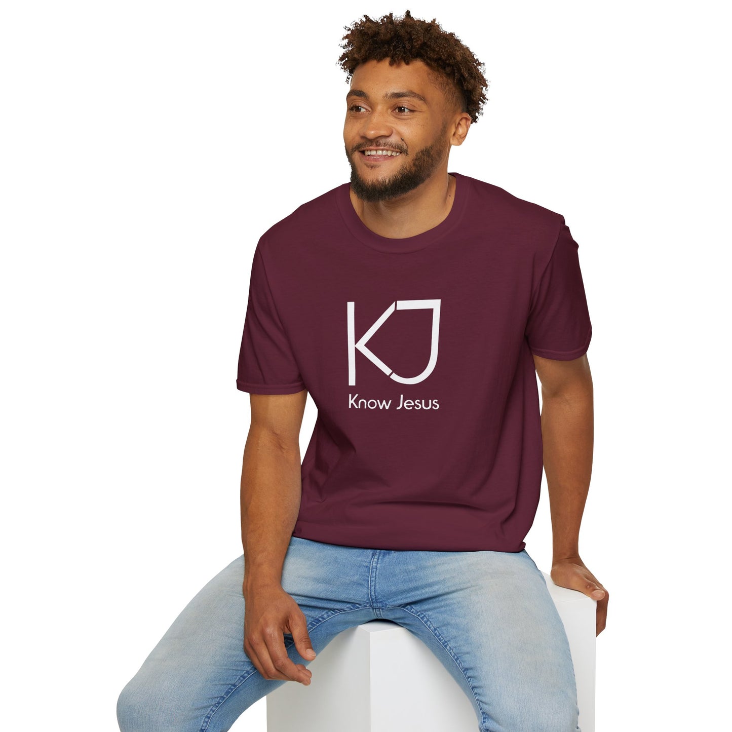 Know Jesus - Unisex Softstyle T-Shirt, Faith Apparel, Christian Tee, Inspirational Shirt, Casual Wear, Gift for Believers