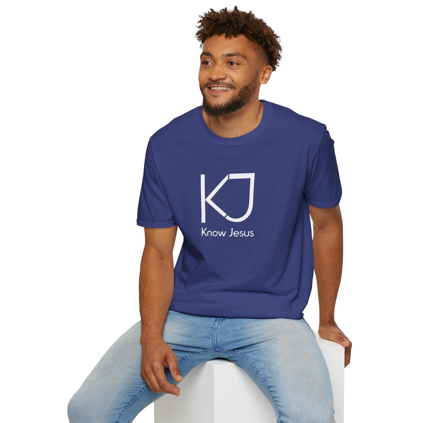 Know Jesus - Unisex Softstyle T-Shirt, Faith Apparel, Christian Tee, Inspirational Shirt, Casual Wear, Gift for Believers