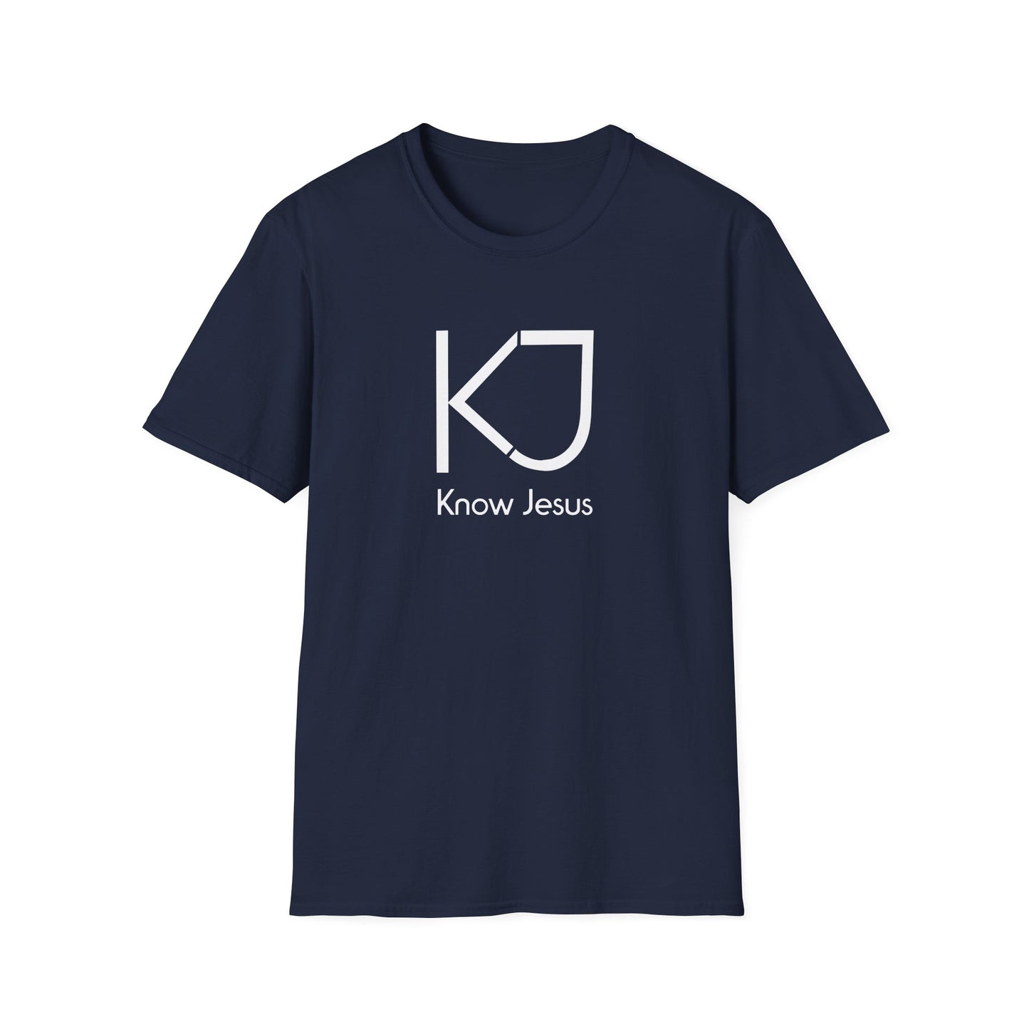 Know Jesus - Unisex Softstyle T-Shirt, Faith Apparel, Christian Tee, Inspirational Shirt, Casual Wear, Gift for Believers