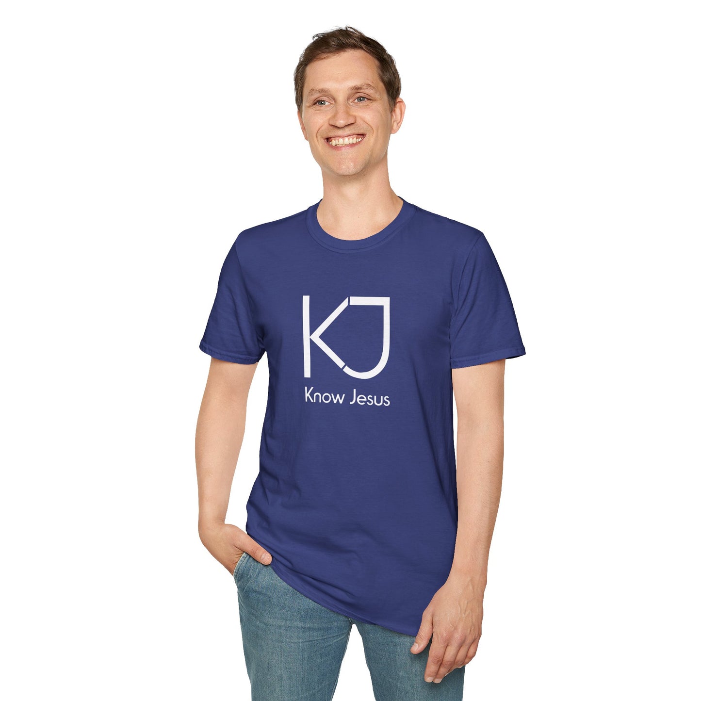 Know Jesus - Unisex Softstyle T-Shirt, Faith Apparel, Christian Tee, Inspirational Shirt, Casual Wear, Gift for Believers