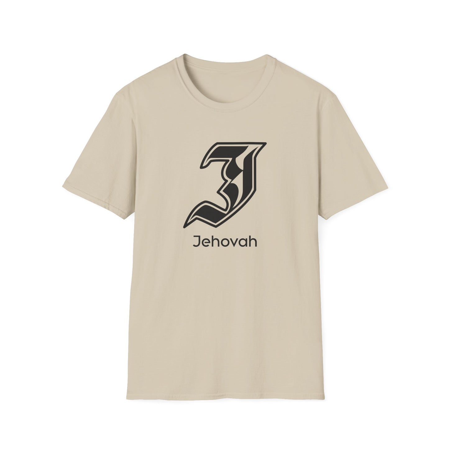 Jehovah - Graphic Unisex Softstyle T-Shirt | Faith Inspirational Tee, Christian Apparel, Meaningful Gift, Casual Wear