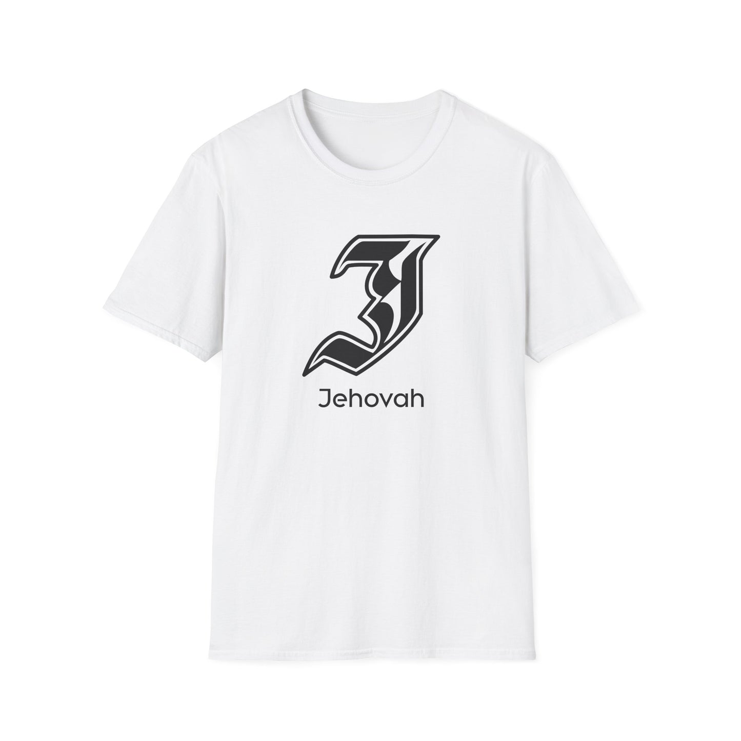 Jehovah - Graphic Unisex Softstyle T-Shirt | Faith Inspirational Tee, Christian Apparel, Meaningful Gift, Casual Wear