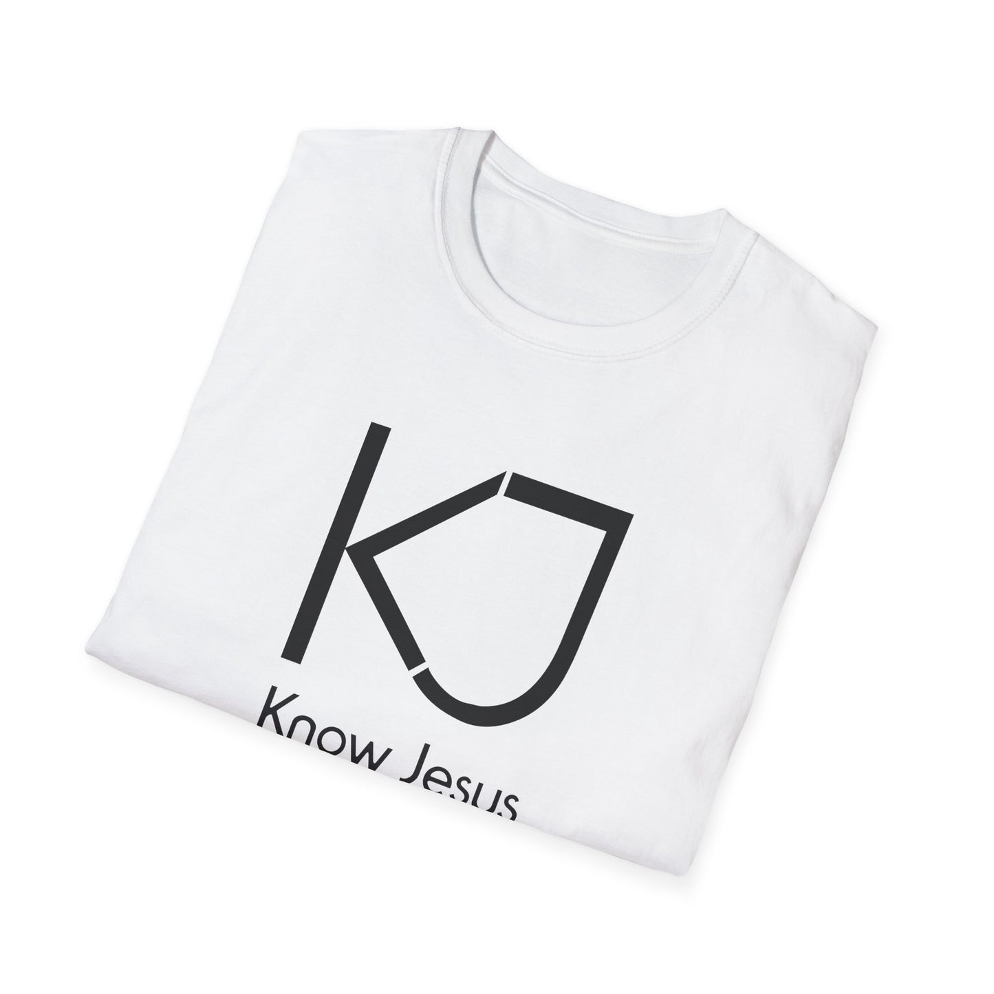 Know Jesus Design - Faith Apparel, Casual Wear, Christian Gift, Inspirational Clothing, Everyday Comfort