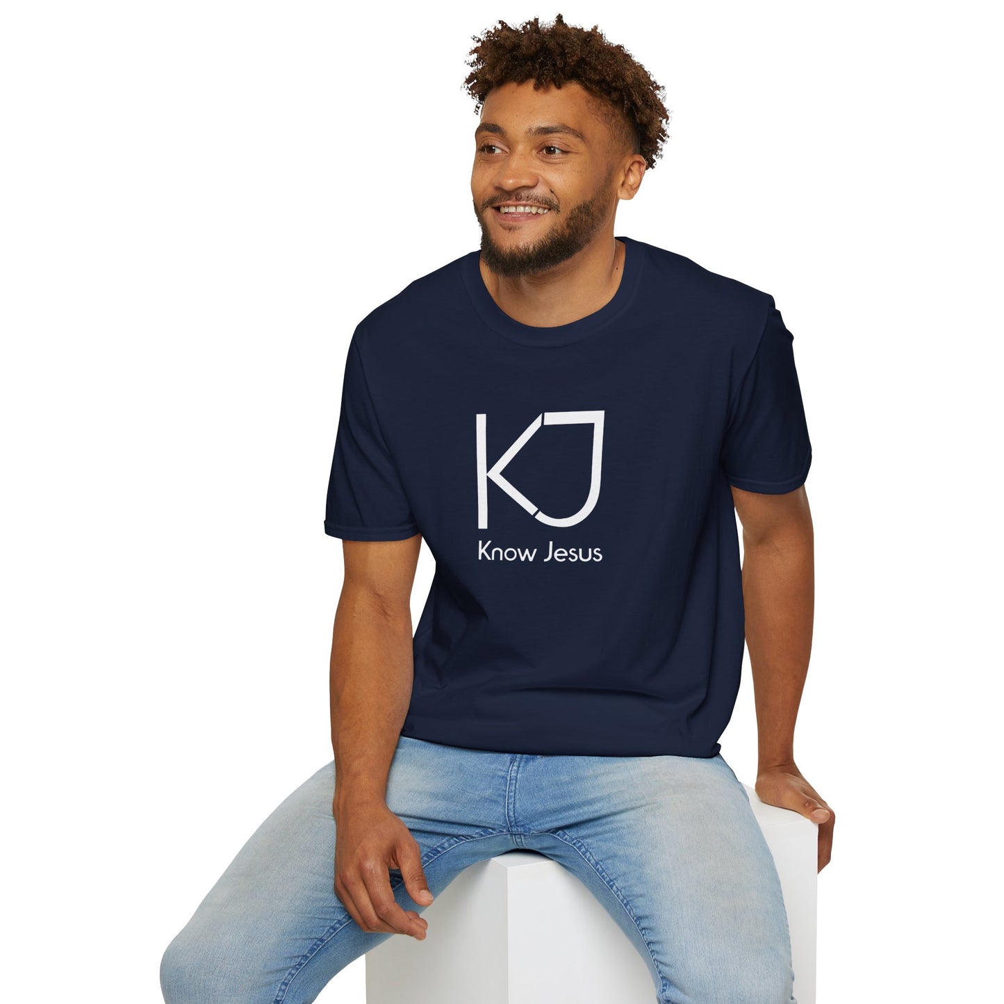 Know Jesus - Unisex Softstyle T-Shirt, Faith Apparel, Christian Tee, Inspirational Shirt, Casual Wear, Gift for Believers