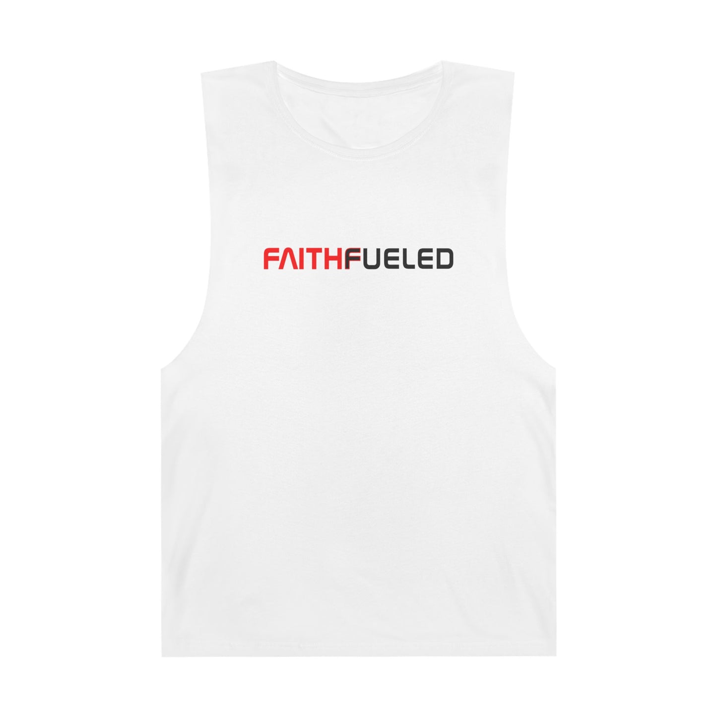 Faith Fueled - Unisex Barnard Tank - Motivational Workout Shirt, Fitness Apparel, Gym Gear, Summer Top, Casual Wear