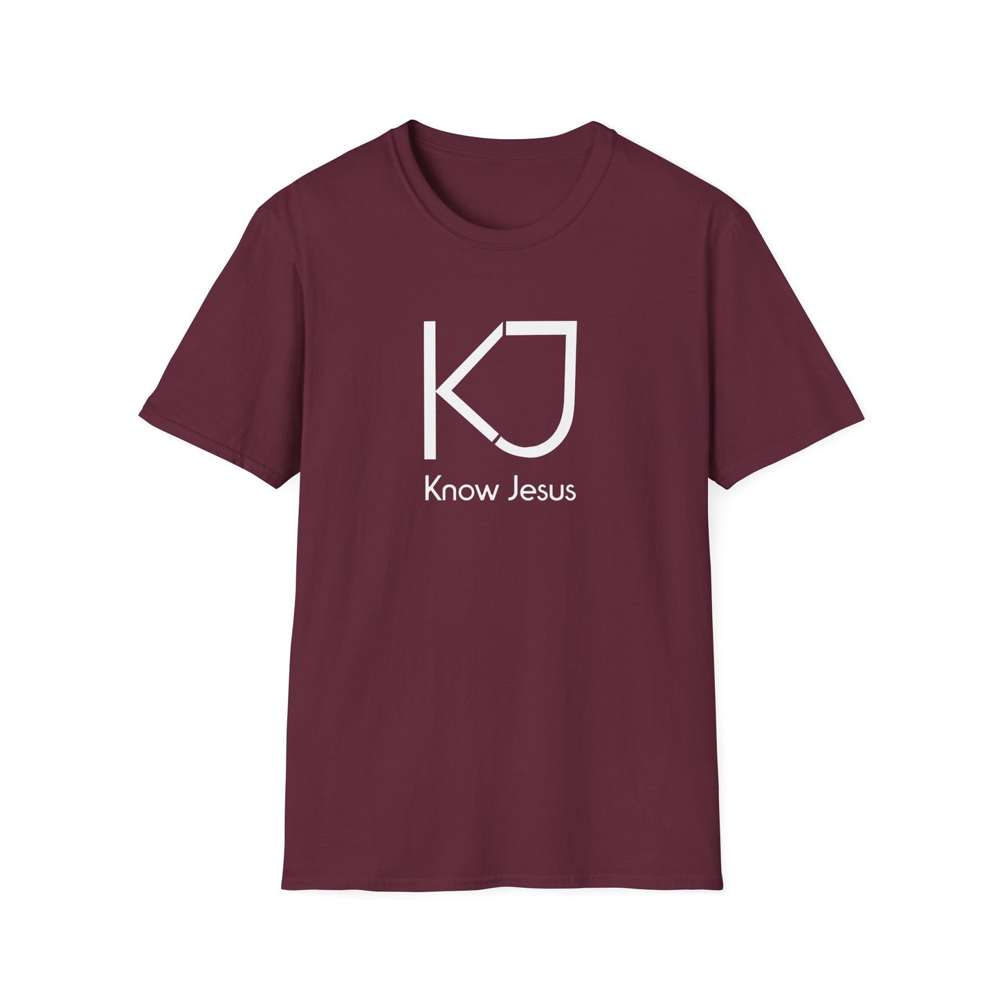 Know Jesus - Unisex Softstyle T-Shirt, Faith Apparel, Christian Tee, Inspirational Shirt, Casual Wear, Gift for Believers