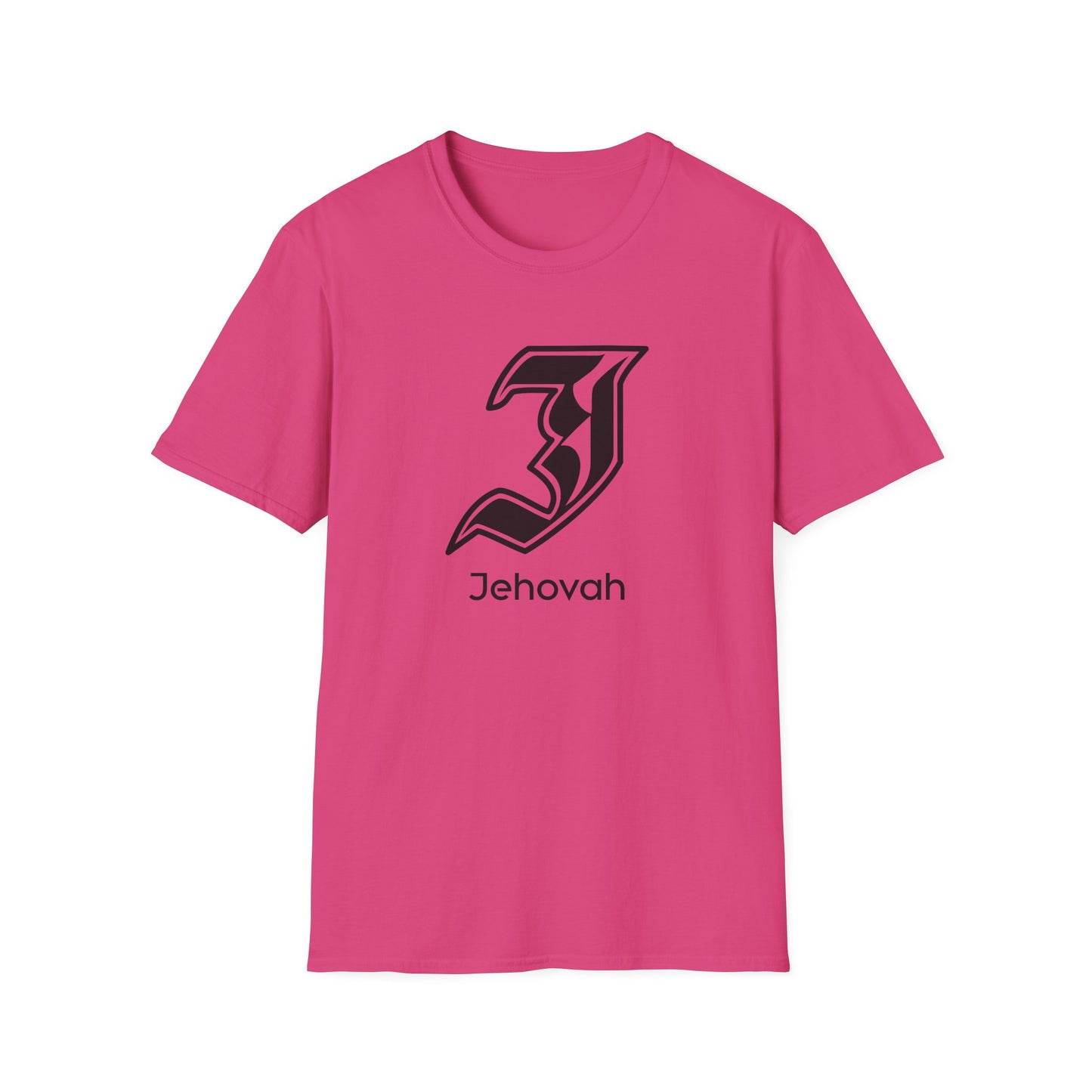 Jehovah - Graphic Unisex Softstyle T-Shirt | Faith Inspirational Tee, Christian Apparel, Meaningful Gift, Casual Wear