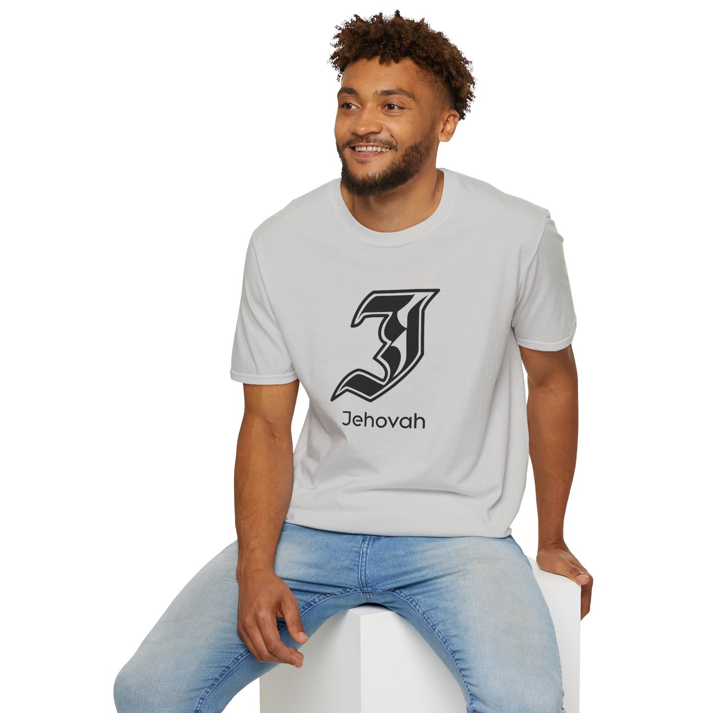 Jehovah - Graphic Unisex Softstyle T-Shirt | Faith Inspirational Tee, Christian Apparel, Meaningful Gift, Casual Wear