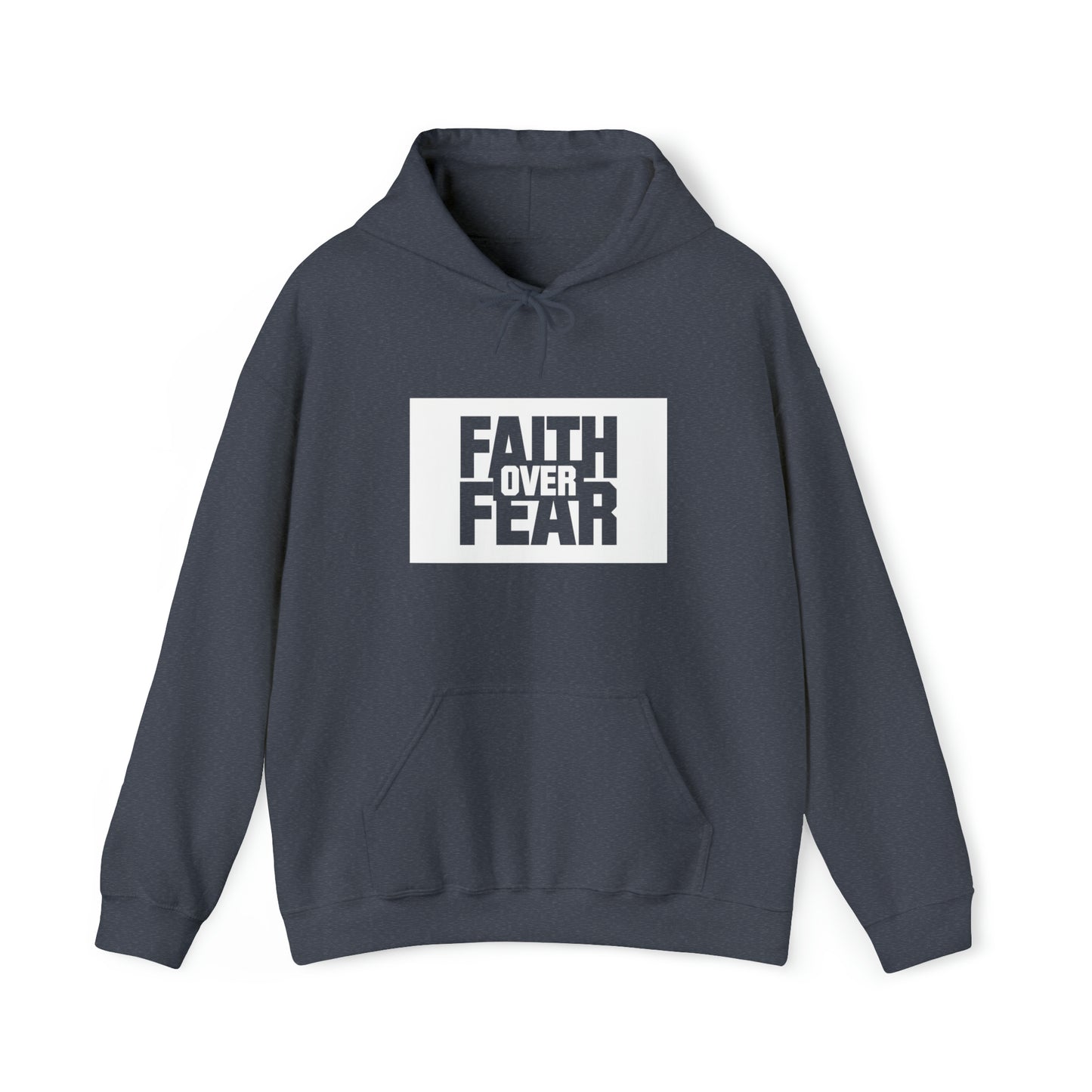 Faith Over Fear - Unisex Hoodie, Inspirational Hoodie