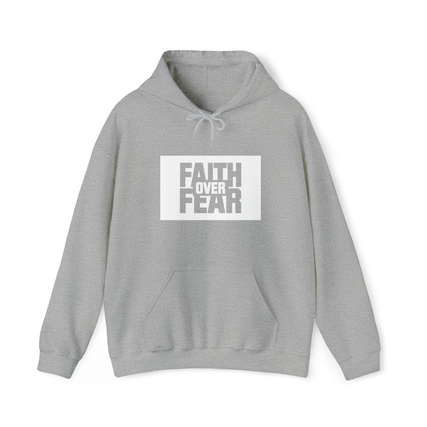 Faith Over Fear - Unisex Hoodie, Inspirational Hoodie