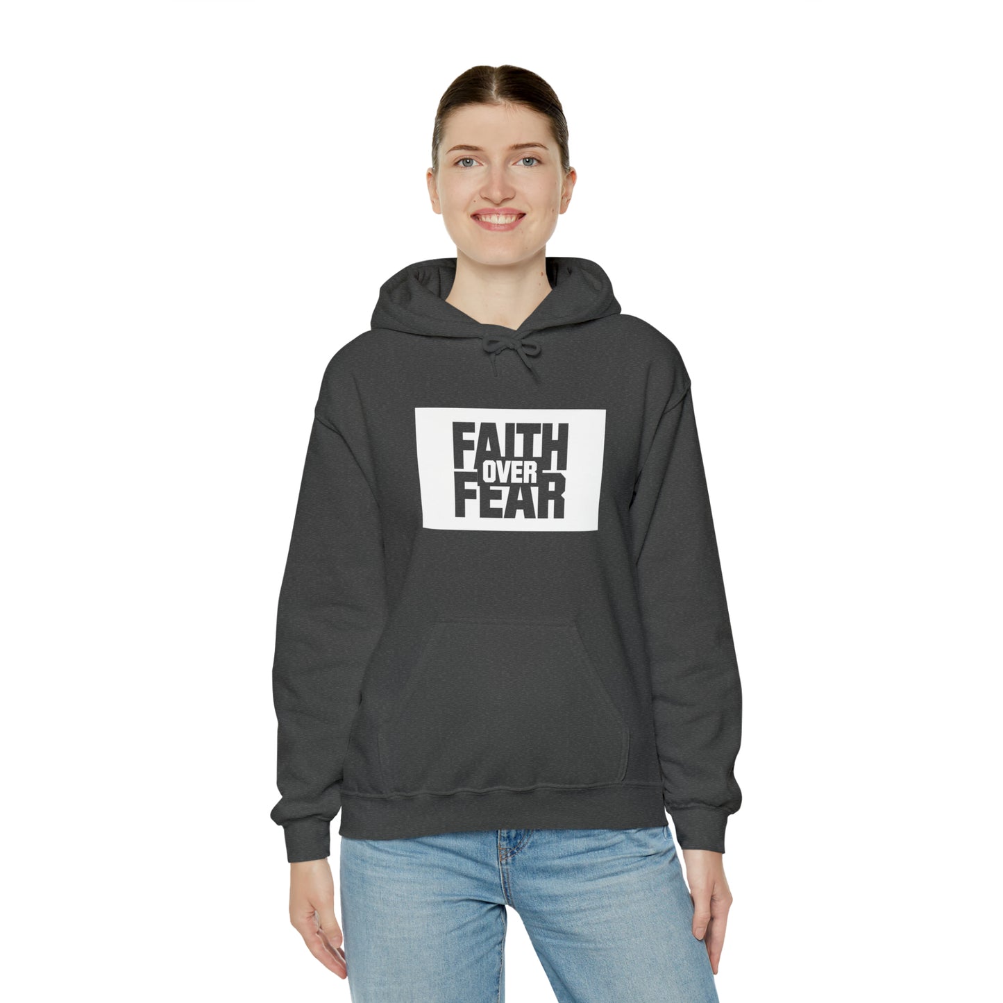 Faith Over Fear - Unisex Hoodie, Inspirational Hoodie