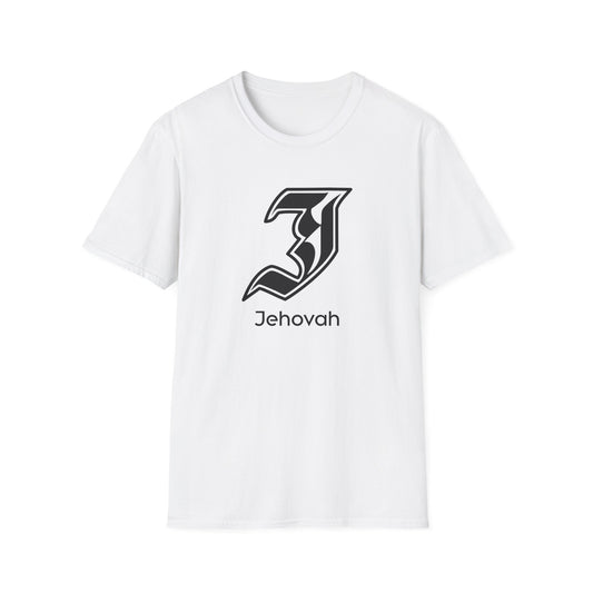 Jehovah - Graphic Unisex Softstyle T-Shirt | Faith Inspirational Tee, Christian Apparel, Meaningful Gift, Casual Wear