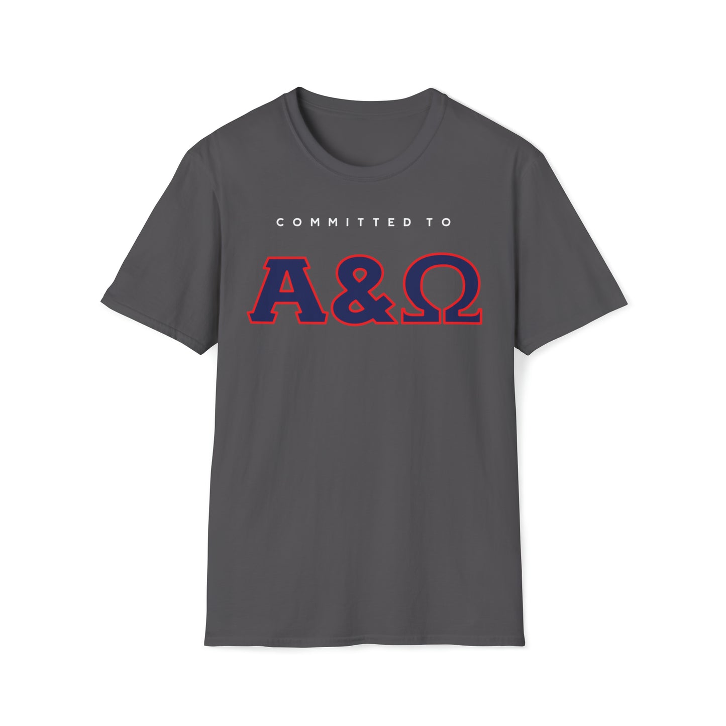 Committed to Alpha & Omega - Christian T shirt, Christian Message