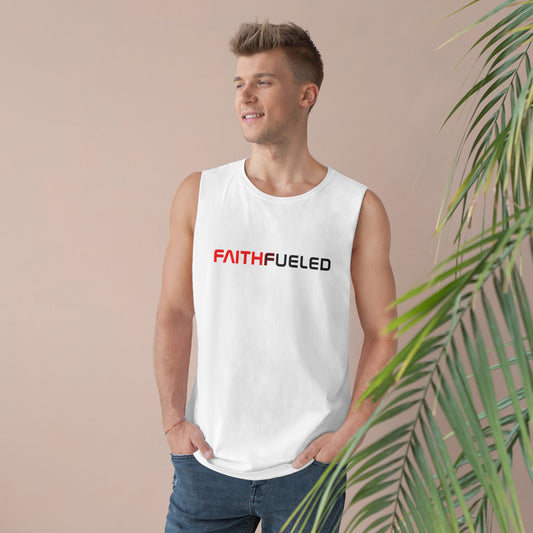 Faith Fueled - Unisex Barnard Tank - Motivational Workout Shirt, Fitness Apparel, Gym Gear, Summer Top, Casual Wear