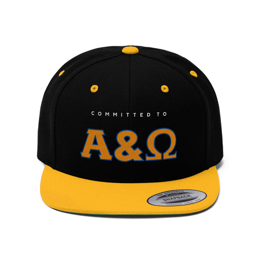 Committed to Alpha & Omega - Christian Faith Hat