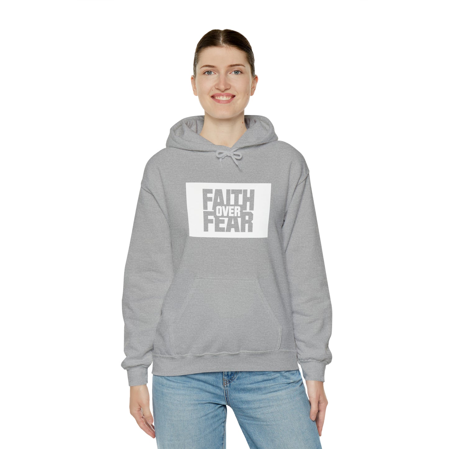 Faith Over Fear - Unisex Hoodie, Inspirational Hoodie