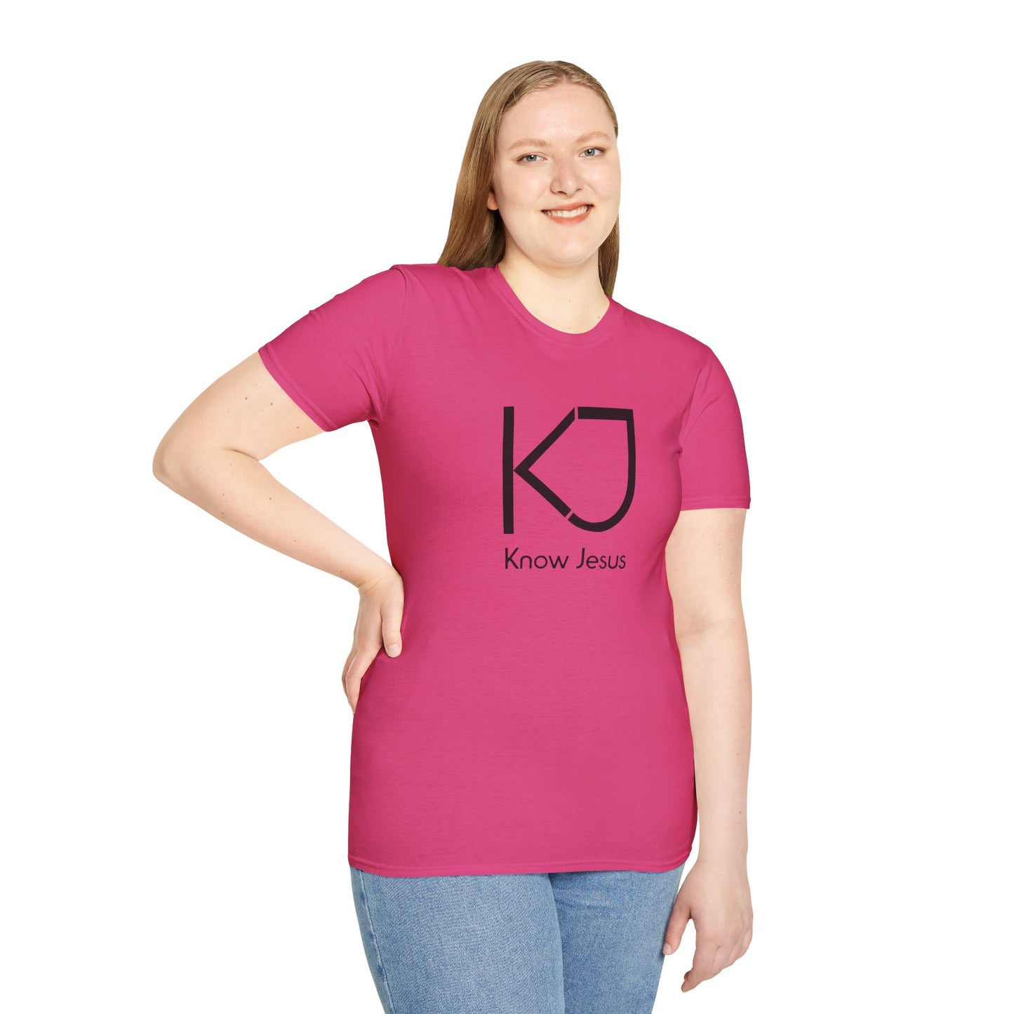 Know Jesus Design - Faith Apparel, Casual Wear, Christian Gift, Inspirational Clothing, Everyday Comfort