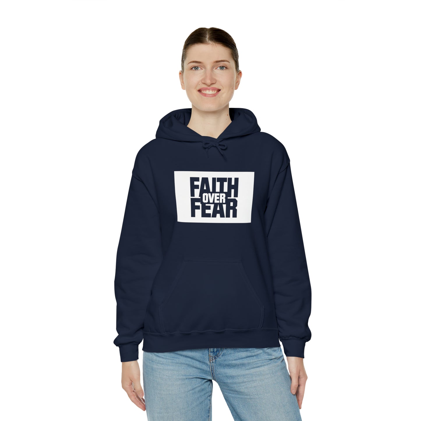 Faith Over Fear - Unisex Hoodie, Inspirational Hoodie