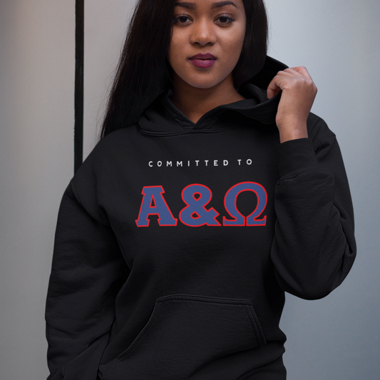 Committed To Alpha & Omega - Unisex Hoodie