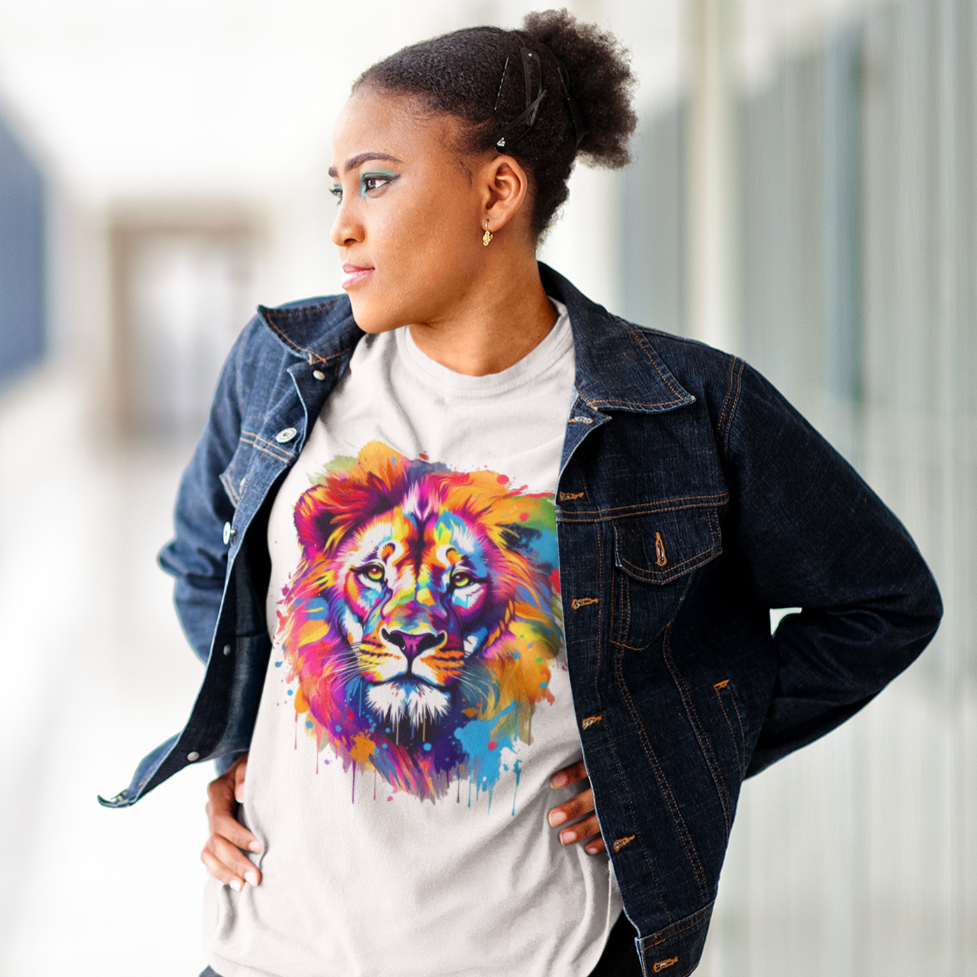 Lion Color - Inspirational T shirt